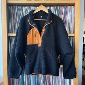 Free People Movement Wild and Free Fleece Pullover
